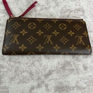 Louis Vuitton Monogram Canvas Fuchsia Adele Wallet